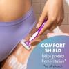 imageBIC Soleil Sensitive Womens Disposable Razors 3 Blades With Moisture Strip For a Silky Smooth Shave 5 Piece Razor SetPurple