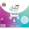 imageBIC Soleil Sensitive Womens Disposable Razors 3 Blades With Moisture Strip For a Silky Smooth Shave 5 Piece Razor SetPurple