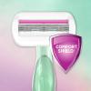 imageBIC Soleil Sensitive Womens Disposable Razors 3 Blades With Moisture Strip For a Silky Smooth Shave 5 Piece Razor SetPurple