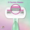 imageBIC Soleil Sensitive Womens Disposable Razors 3 Blades With Moisture Strip For a Silky Smooth Shave 5 Piece Razor SetPurple