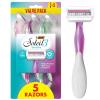 imageBIC Soleil Sensitive Womens Disposable Razors 3 Blades With Moisture Strip For a Silky Smooth Shave 5 Piece Razor SetAssorted