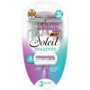 imageBIC Soleil Sensitive Womens Disposable Razors 3 Blades With Moisture Strip For a Silky Smooth Shave 5 Piece Razor SetPurple