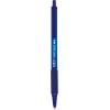imageBIC Soft Feel Ballpoint Pen with 10 mm Medium Point and Retractable Design 6Count in Black InkBlue