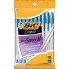 imageBIC Cristal Xtra Smooth Ballpoint Pens Medium Point 10mm Black and Blue 20CountBlack