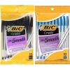 imageBIC Cristal Xtra Smooth Ballpoint Pens Medium Point 10mm Black and Blue 20CountBlack