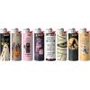 imageBIC Maxi Pocket Lighter Special Edition Spooky Series HalloweenInspired Designs Set of 8 Lighters