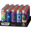 imageBIC Maxi Pocket Lighter Special Edition Psychedelic Collection Assorted Unique Lighter Designs 50 Count Tray of Lighters
