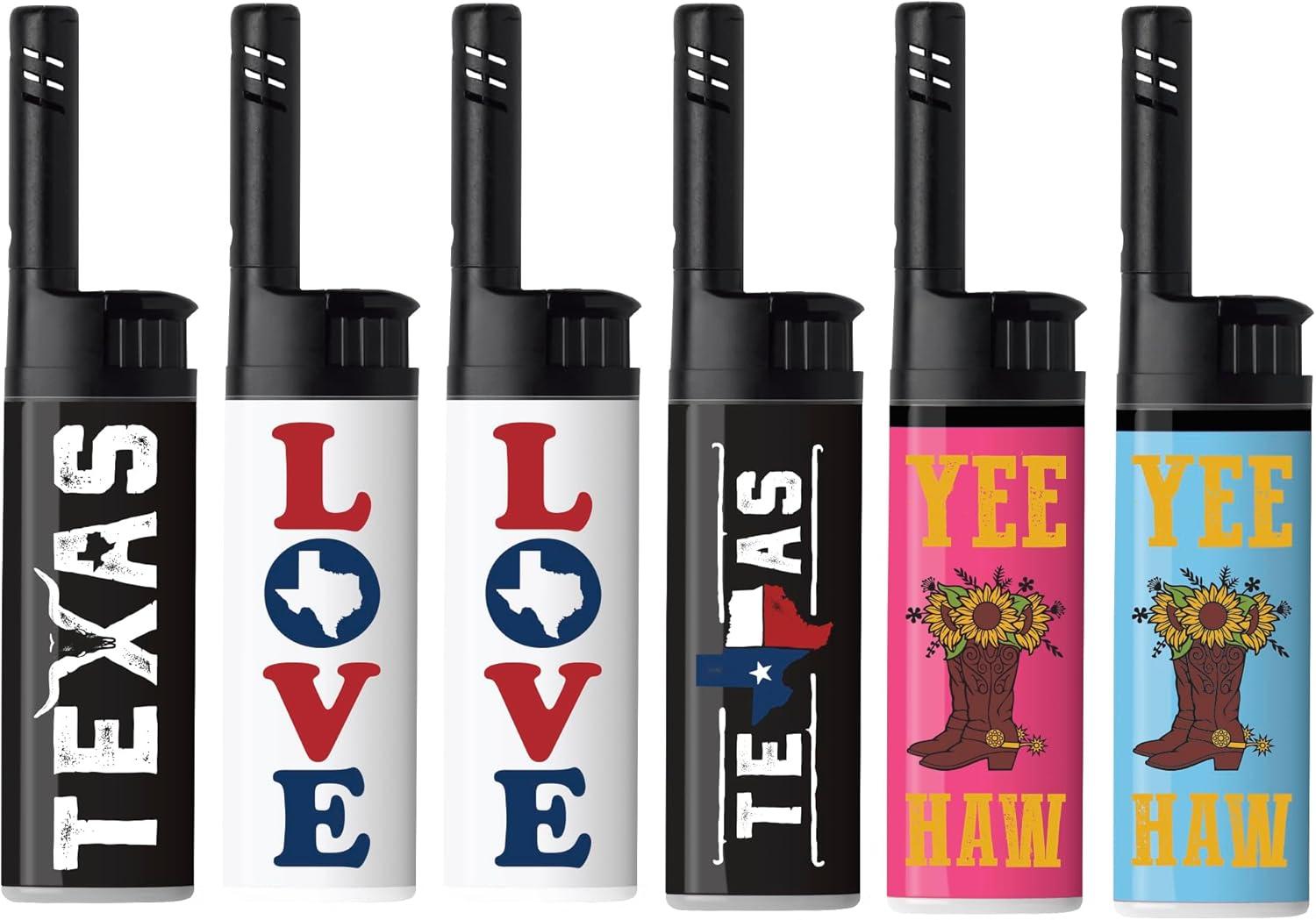 image:imageBIC EZ Reach Candle Lighter The Ultimate Lighter with Wand for Candles Colorado Assorted Designs 6 Count Pack of Lighters CaliforniaTexas