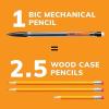 image:imageBIC Xtra Smooth Mechanical Pencil with Erasers07 mm PointRefillable40 Count Pack of 2Original Edition