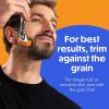 image:imageBIC Flex 5 Trim and Shave Mens Grooming Kit 3in1 Beard Trimmer Razor amp Precision Edger No Battery or Charging Required 5Blade Shave Face amp Body 8 Trimmer RefillsRefill Cartridges