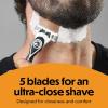 image:imageBIC Flex 5 Trim and Shave Mens Grooming Kit 3in1 Beard Trimmer Razor amp Precision Edger No Battery or Charging Required 5Blade Shave Face amp Body 8 Trimmer Refills3in1 Grooming Kit