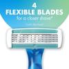 image:imageBIC Soleil 4 Womens Disposable 4Blade Razors Pivoting Head and Colorful Handles 7Pack10 Count Pack of 1