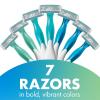 image:imageBIC Soleil 4 Womens Disposable 4Blade Razors Pivoting Head and Colorful Handles 7Pack7 Count Pack of 1