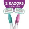 image:imageBIC Soleil 5 Sensitive Womens Disposable 5 Blade Razors 360 Degree Moisture Strips and Pivoting Head 4Pack2 Count