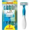 image:imageBIC Soleil 4 Womens Disposable 4Blade Razors Pivoting Head and Colorful Handles 7Pack7 Count Pack of 1