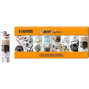 image:imageBIC Special Edition Animal Lover Series Lighters Set of 8 Lighters