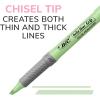 image:imageBIC Brite Liner Grip Highlighters Chisel Tip 16mm Assorted Pastel and Fluorescent For Broad Highlighting amp Fine Underlining 12Count