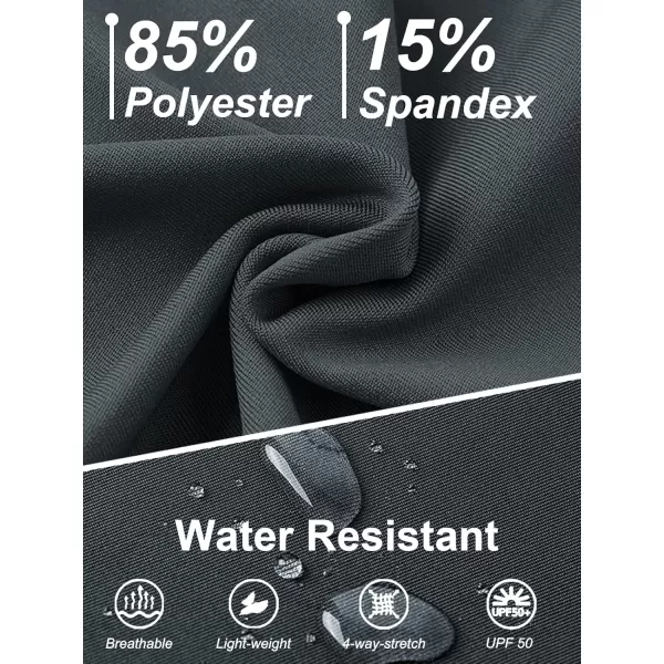 DEVOROPA Youth Boys Compression Pants with Knee Pads 34 Basketball Athletic Tights Quick Dry Sports Workout LeggingsDark Grayleft Long