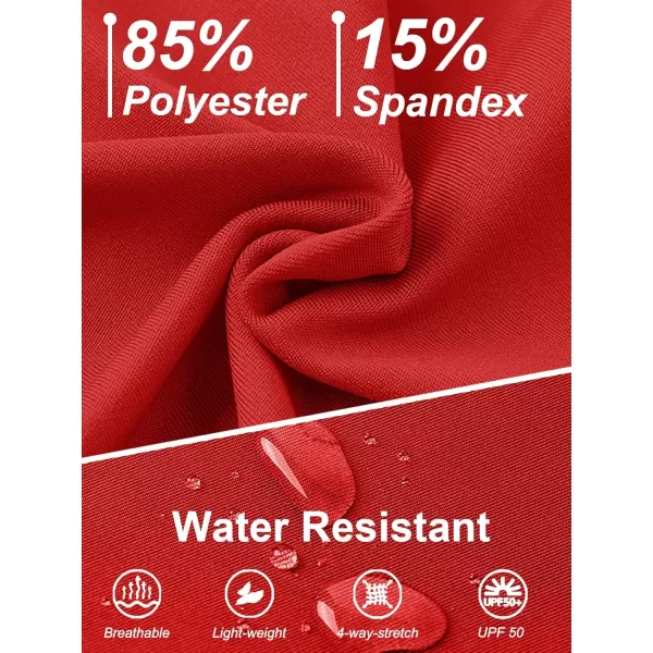DEVOROPA Youth Boys Compression Pants with Knee Pads 34 Basketball Athletic Tights Quick Dry Sports Workout LeggingsRedright Long