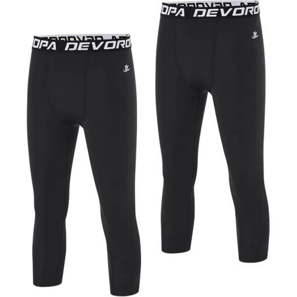 3/4 Black/Black(2-pack)