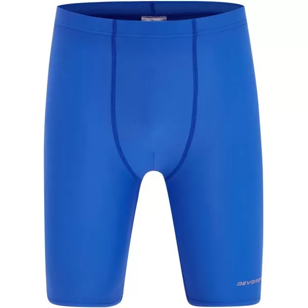 DEVOROPA Boys Swim Jammers Youth Competitive Swim Team Suit Quick Dry Athletic Swimming Shorts UPF 50Royal Blue