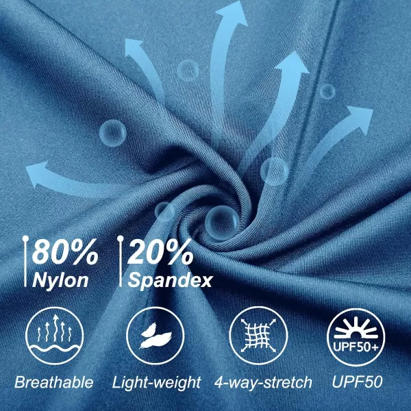 DEVOROPA Girls 5quot Spandex Volleyball Shorts Stretch Youth Athletic Gymnastics Shorts Kid Yoga Dance Compression Shorts PocketDark Blue