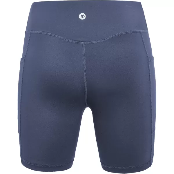 DEVOROPA Girls 5quot Spandex Volleyball Shorts Stretch Youth Athletic Gymnastics Shorts Kid Yoga Dance Compression Shorts PocketGray