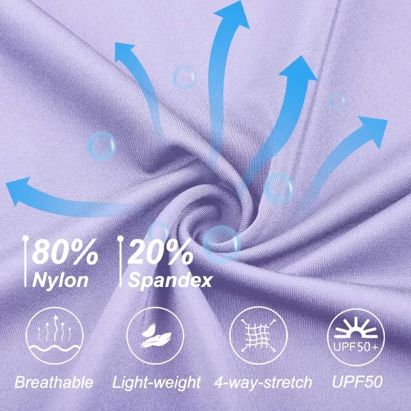 DEVOROPA Girls 5quot Spandex Volleyball Shorts Stretch Youth Athletic Gymnastics Shorts Kid Yoga Dance Compression Shorts PocketLight Purple