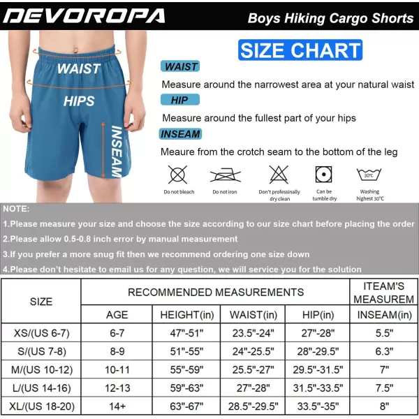 DEVOROPA Youth Boys Athletic Running Shorts Lightweight Quick Dry Sports Workout Gym Hiking Shorts Zip Pockets UPF 50Light Gray
