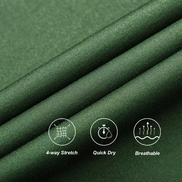 DEVOROPA Youth Boys Compression Shirt Long Sleeve Football Baseball Undershirt Quick Dry Sports BaselayerGreen
