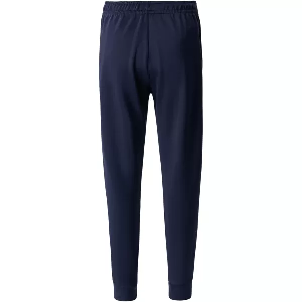 DEVOROPA Youth Boys Joggers Fleece Lined Water Resistant Tapered Sweatpants Winter Thermal Track Athletic Pants Zip PocketsNavy