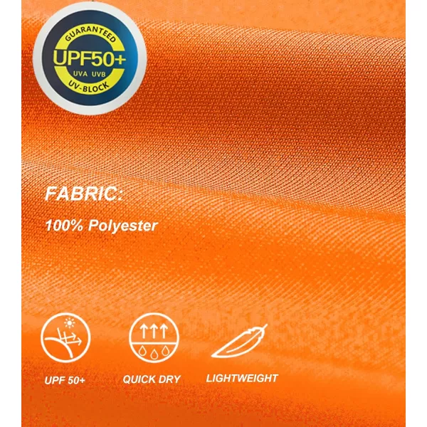 DEVOROPA Youth Boys Rash Guard Toddler Swim Shirts Short Sleeve Sun Shirts Lightweight Quick Dry UPF 50 Kids Surf SwimsuitOrange
