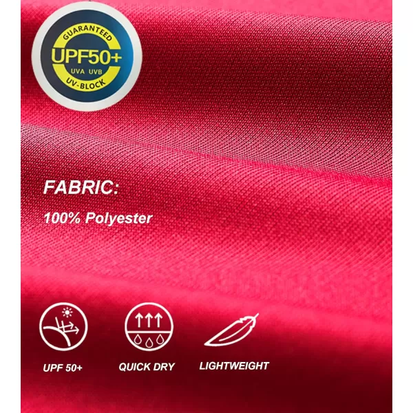 DEVOROPA Youth Boys Rash Guard Toddler Swim Shirts Short Sleeve Sun Shirts Lightweight Quick Dry UPF 50 Kids Surf SwimsuitRed