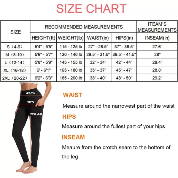 GeeGo Womens Fleece Lined Winter Leggings High Waisted Thermal Yoga Pants Running Wokout Tights with Side Pockets