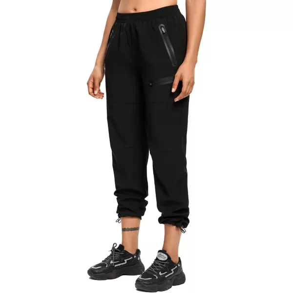 GeeGo Womens Hiking Pants Lightweight Quick Dry Outdoor Travel Cargo Pants Seamless Zipper Pockets Water Resistant UPF 50