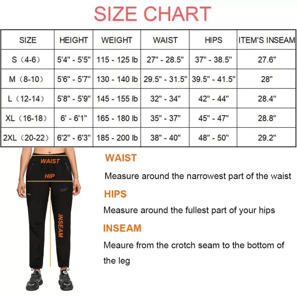 GeeGo Womens Hiking Pants Lightweight Quick Dry Outdoor Travel Cargo Pants Seamless Zipper Pockets Water Resistant UPF 50