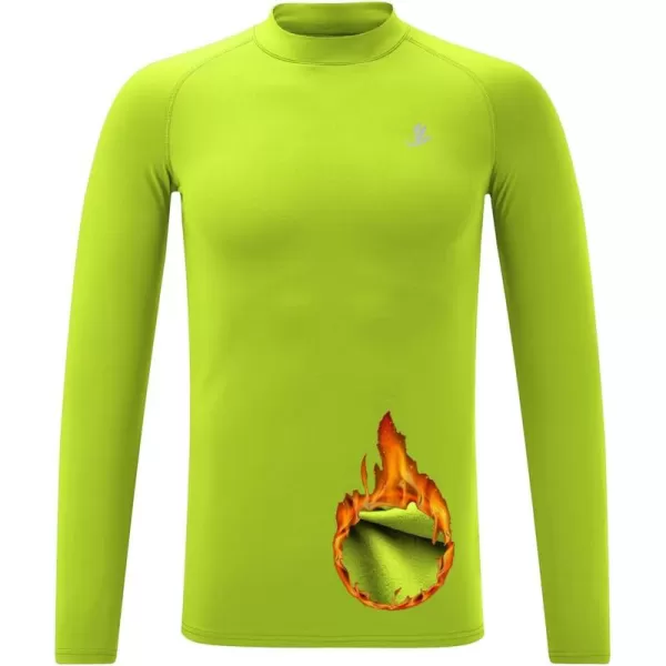 Mock Neck-lime