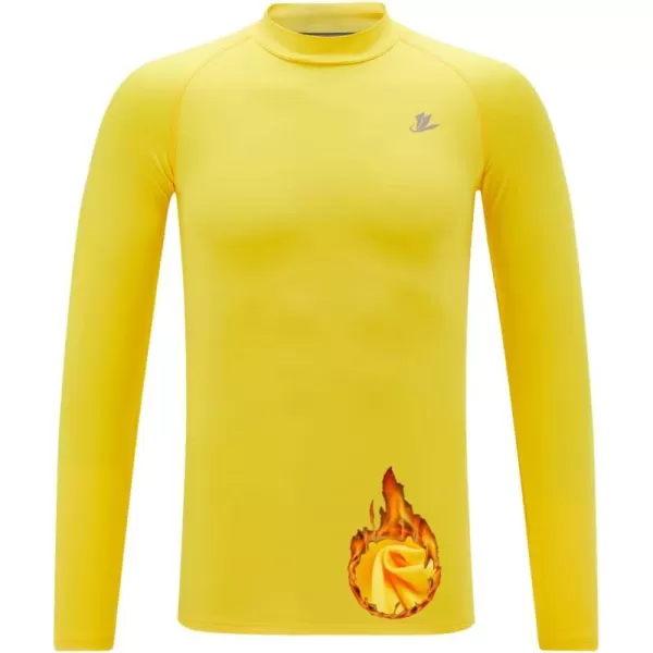 Mock Neck-yellow