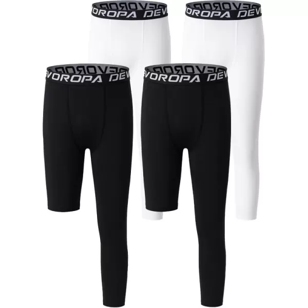 4-pack Black/Black/White/White(left Long)