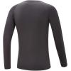 imageDEVOROPA Youth Boys Compression Shirt Long Sleeve Football Baseball Undershirt Quick Dry Kids Sports Baselayer CrewneckGray