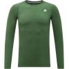 imageDEVOROPA Youth Boys Compression Shirt Long Sleeve Football Baseball Undershirt Quick Dry Kids Sports Baselayer CrewneckGreen