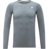 imageDEVOROPA Youth Boys Compression Shirt Long Sleeve Football Baseball Undershirt Quick Dry Kids Sports Baselayer CrewneckLight Gary
