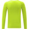 imageDEVOROPA Youth Boys Compression Shirt Long Sleeve Football Baseball Undershirt Quick Dry Kids Sports Baselayer CrewneckLime