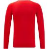 imageDEVOROPA Youth Boys Compression Shirt Long Sleeve Football Baseball Undershirt Quick Dry Kids Sports Baselayer CrewneckRed