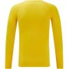imageDEVOROPA Youth Boys Compression Shirt Long Sleeve Football Baseball Undershirt Quick Dry Kids Sports Baselayer CrewneckYellow