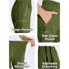 imageDEVOROPA Youth Boys Hiking Cargo Shorts Lightweight Quick Dry Athletic Running Workout Shorts Water Resistant Zip PocketsArmy Green