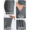 imageDEVOROPA Youth Boys Hiking Cargo Shorts Lightweight Quick Dry Athletic Running Workout Shorts Water Resistant Zip PocketsDark Gray