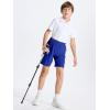 imageDEVOROPA Youth Boys Hiking Cargo Shorts Lightweight Quick Dry Athletic Running Workout Shorts Water Resistant Zip PocketsRoyal Blue