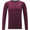 imageDEVOROPA Youth Boys Compression Shirt Long Sleeve Football Baseball Undershirt Quick Dry Kids Sports Baselayer CrewneckMaroon
