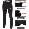 imageDEVOROPA Boys Leggings Quick Dry Youth Compression Pants Sports Tights Basketball Baseball Base Layer HuskySlimRegular Fit2blackBlack